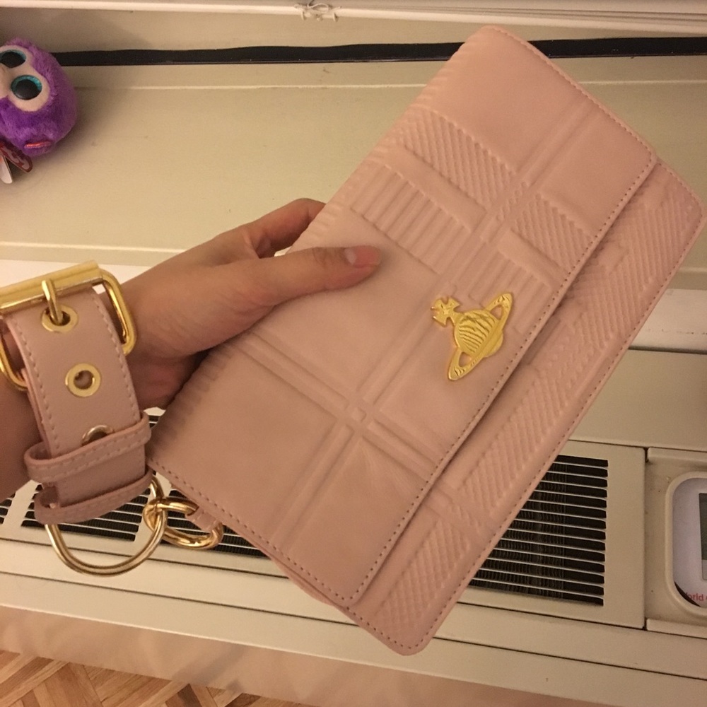 Vivienne Westwood handbag w. bracelet, Light pink
